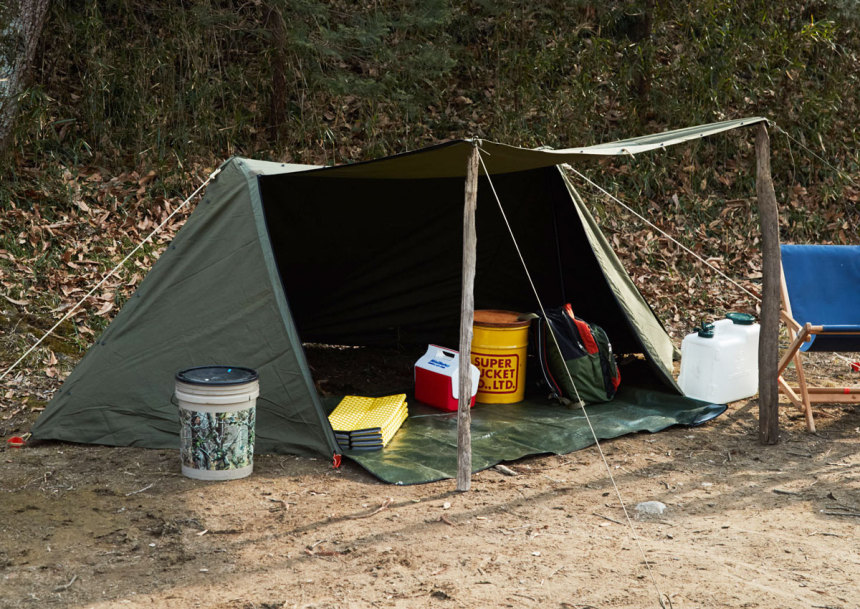 「軍幕テント」を使った
ミリタリーキャンプのススメ