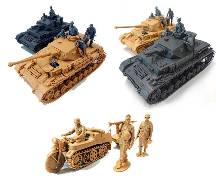 タミヤ1/35戦車プラモデルジオラマ-