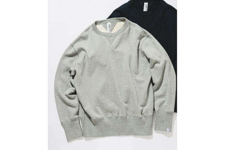 BEAMS PLUS LOOPWHEELER / Super Heavy Weight Sweat Crew Neck