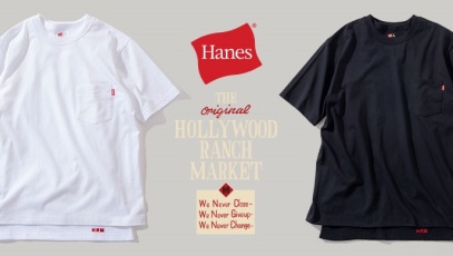 毎シーズン好評のHanes×HOLLYWOOD RANCH MARKETのパックTシャツが今夏も登場