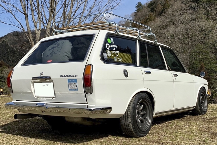 日産 ダットサン ブルーバード510ワゴン 背面