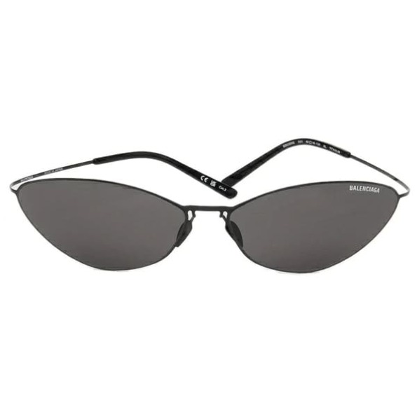 【すっきりとした個性派デザイン】BALENCIAGA Malibu Round サングラス BB0350S 001