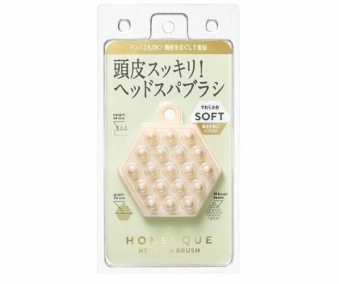 【効率良い洗髪に】ハニーク ヘッドスパブラシ ソフト