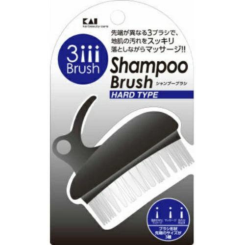 【ハードな使用感】貝印 メンズシャンプーブラシ ハード