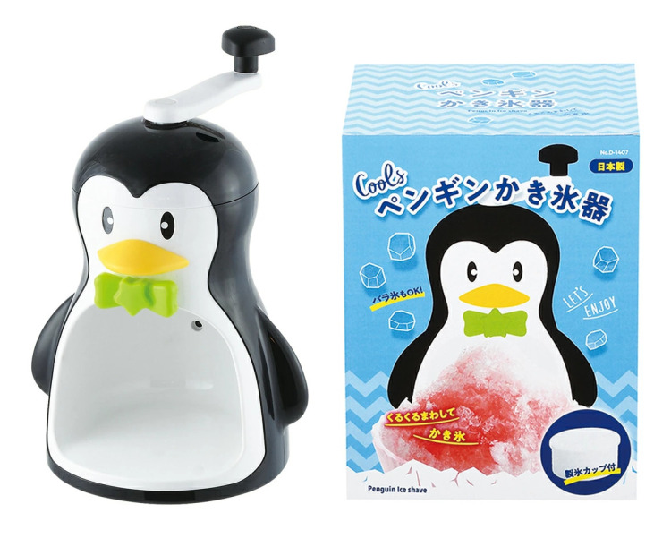 【子供と一緒に楽しくかき氷作り】パール金属 クールズ ペンギンかき氷機 D-1323