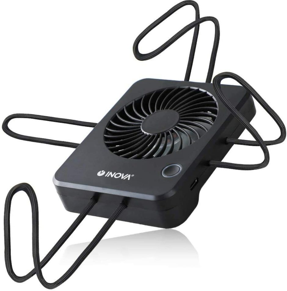 【文庫本サイズで持ち運びラクラク】INOVA くねくね扇風機 KUNESEN
