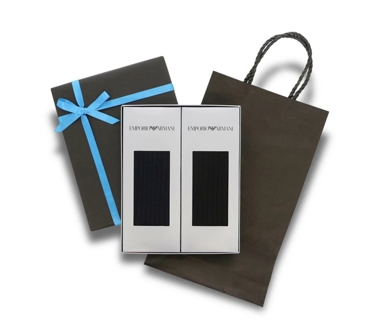 【オールシーズン使える】EMPORIO ARMANI 靴下 2足セット