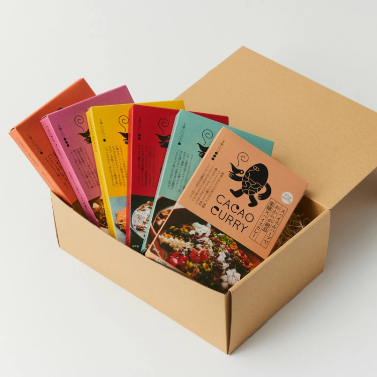 【体に優しいカレーのセット】GOOD CACAO カカオカレー6点ギフトセット