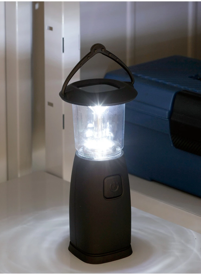 【アウトドアにも非常時にも役立つ】セーブ・インダストリー 電池のいらない 6LED ランタン