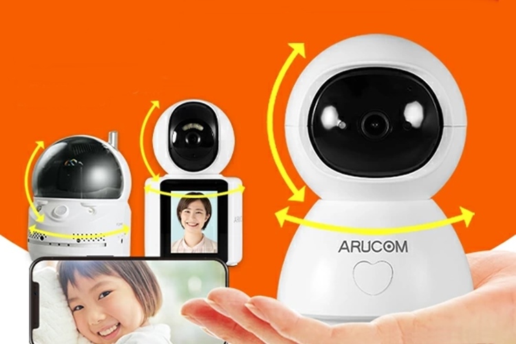 アルコム RD-CIE301P 自動追尾見守りカメラ 【アプリと接続/タップやスワイプなどで操作】