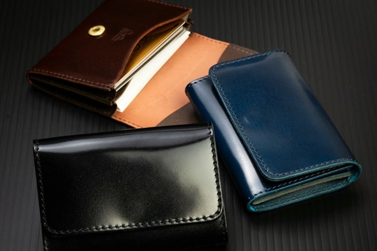 Lien コードバン カードケース/名刺入れ 【原皮が希少でエイジングが楽しめる逸品】