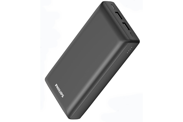 Philips 20000mAh大容量モバイルバッテリー 【3台同時充電可/6つの保護機能搭載】