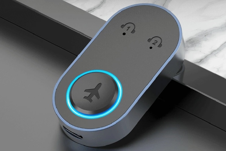 IdeaThink / Bluetooth トランスミッター 送信機【2台同時接続対応/機内でのワイヤレスに】
