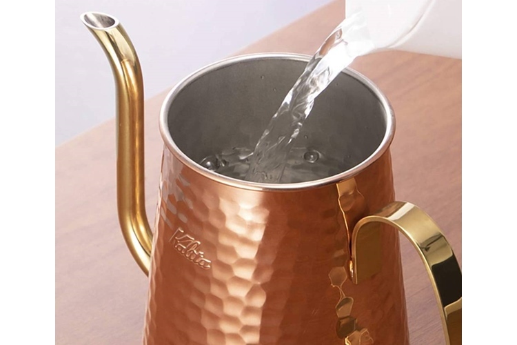 16. カリタ Cu ケトル 600【手入れしながら長く使いたい銅製コーヒーケトル】
