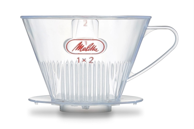 10. Melitta ドリッパー クリアフィルター【綿密なリブが施されドリッパー】