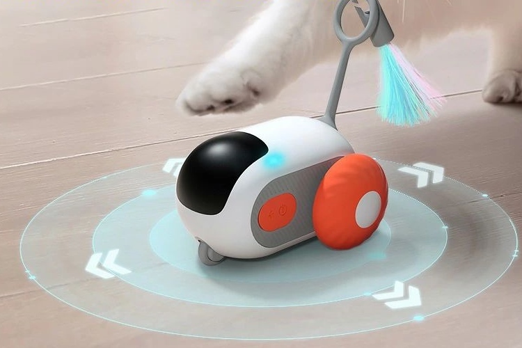 10. Melogold 電動ネズミ【不規則な動きで猫を翻弄しリモコン操作もできる】