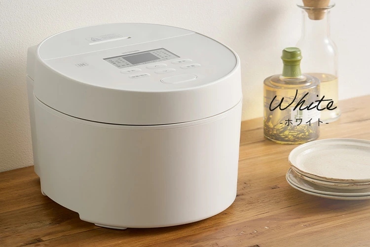 4. アイリスオーヤマ 炊飯器 3合 IH RC-ISA30【電気台を節約できるエコモード搭載】