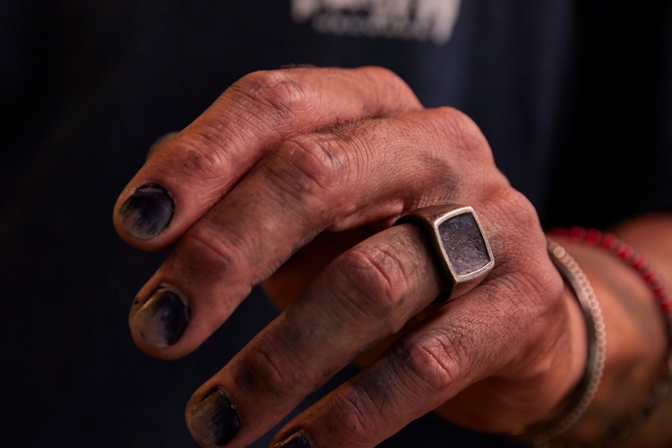 守谷玲太さん 指輪