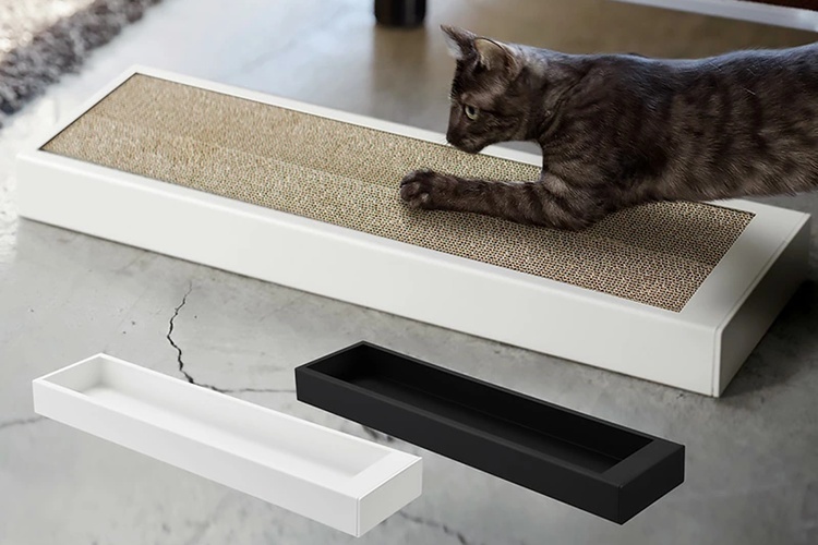 11. 山崎実業 tower / タワー 猫の爪とぎケース【空間に溶け込みスタイリッシュに使える】