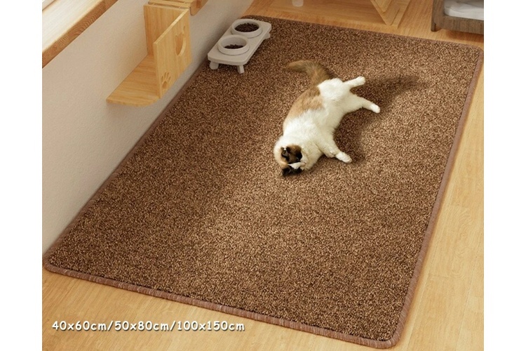 25. 猫用爪とぎマット【丸洗い可能で清潔に使える / リビングのラグマットにも】