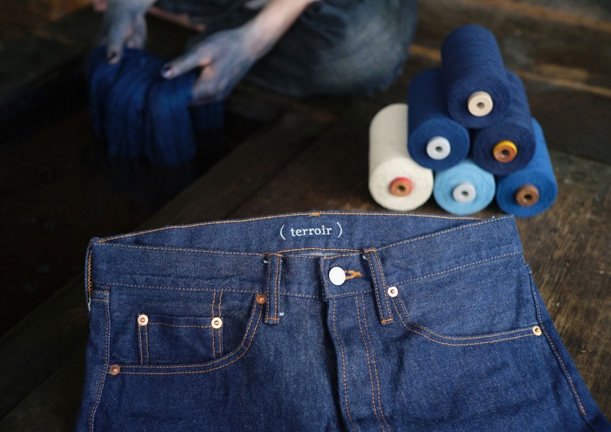 こだわりの藍染ウェアは畑からつくる。藍染の魅力を伝える「（terroir）テロワール」というブランド