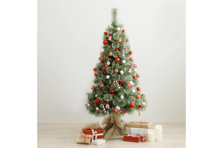 11. prefer christmas オーナメント付きクリスマスツリー【ボリューミーな枝葉が魅力】