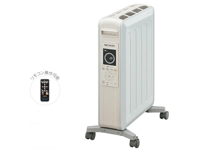 17. オイルレスヒーター ノイルヒート ホワイトベージュ DHS-1224【生活に合わせた3パターンの設定が可能】