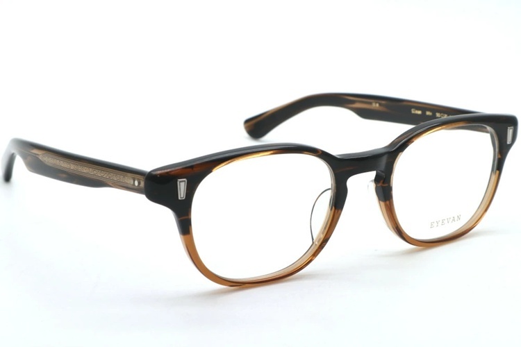 EYEVAN Gleam col.BRH（ブラウンハーフ）【高品質な日本製フレームを採用】