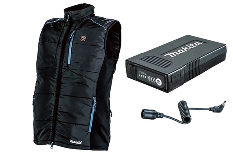 充電式暖房ベスト CV202D バッテリー・ケーブル付【バッテリー付きで充電後にすぐ使える】