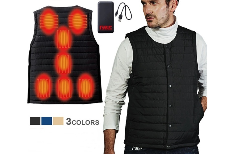 FEVER GEAR ADVANCE FGA20010 電熱インナーベスト【市販のモバイルバッテリーも使用可能】