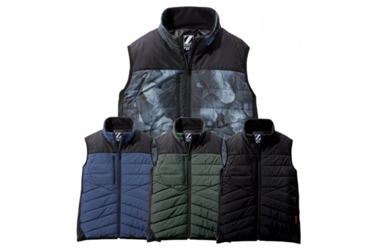 FEVER GEAR ADVANCE FGA79000 電熱ベスト【脇部分はニット仕様で腕の動作性に優れる】