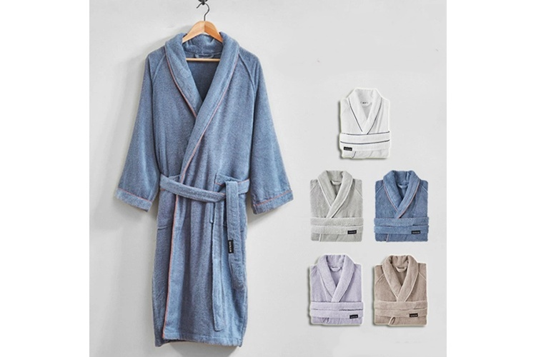 男女兼用バスローブ【乾きやすく毎日洗えて清潔に使える】