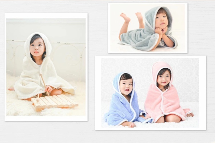 24. rinaty ワンオペ フード付きバスタオル【多彩なシーンに対応】