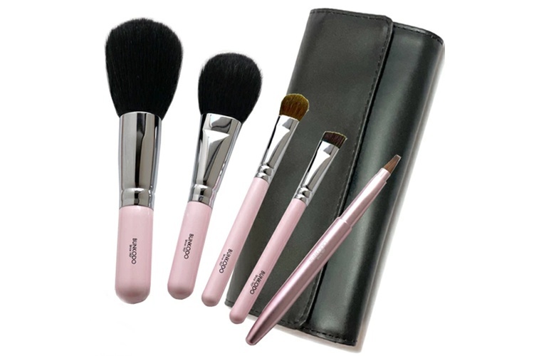 創業明治四十年 熊野筆文宏堂 CBPピンクパール軸 基本5本セット