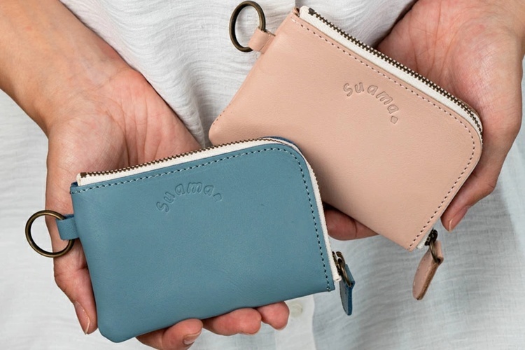 Kanmi suama L型カードキーケース