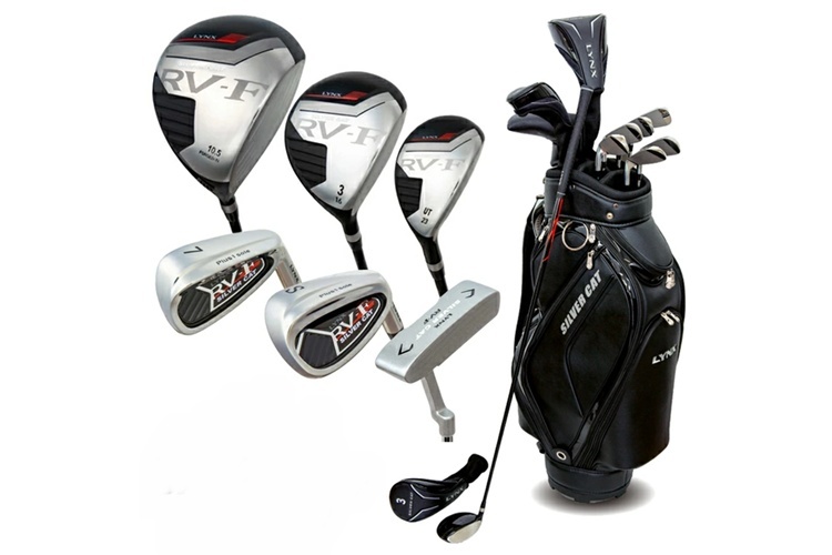 Lynx SILVER CAT RV-F メンズクラブ10本セット＆キャディバッグ付き