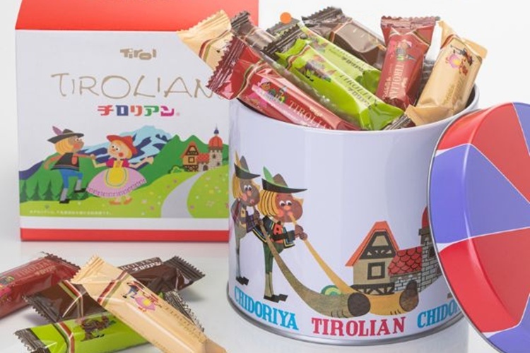 チロリアン丸缶