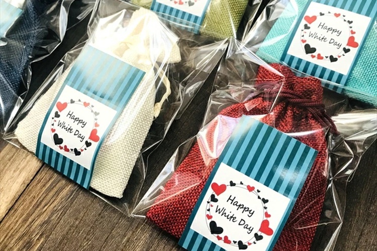 巾着 ホワイトデー チョコ クッキー