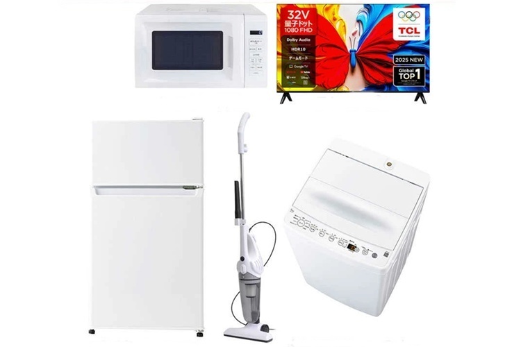 プラスワン液晶テレビ付 新生活家電セット内容