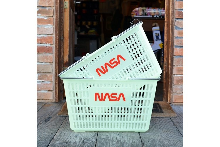 NO BRAND NASA 蓄光 ショッピングバスケット