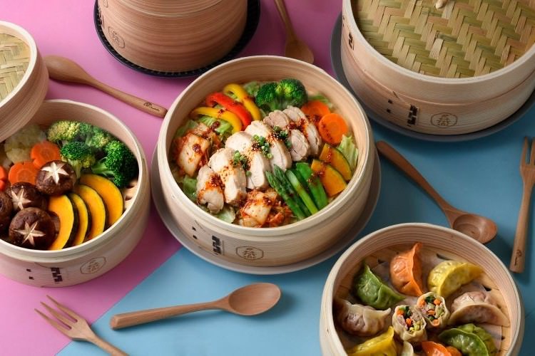 杉×竹のハイブリッド型せいろ蒸し