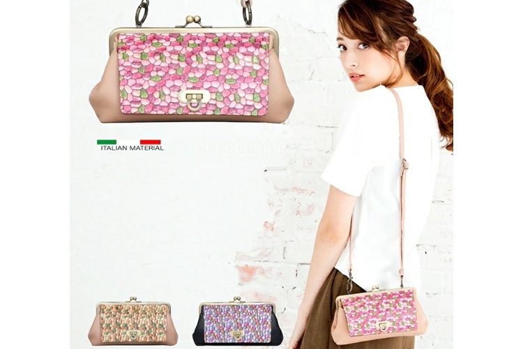 VREASON ヴレアゾン ガマ口ウォレットショルダー 