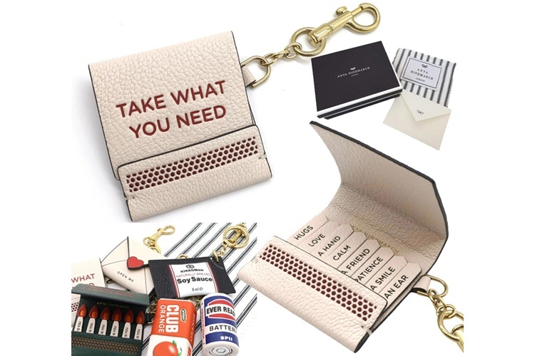 ANYA HINDMARCH アニヤハインドマーチ マッチ型チャーム 「Take What You Need」