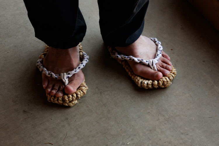 埼玉県川越市、藁竹茅のぞうり