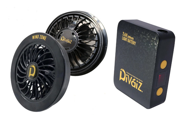 子供用ファン付きウェアモバイルバッテリー型