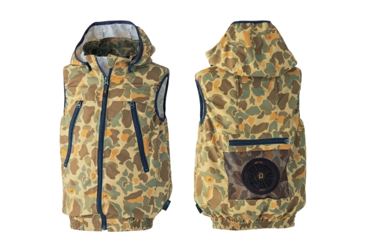 WINDZONE(DOGMAN KIDS) 8264 WZキッズ迷彩フードベスト