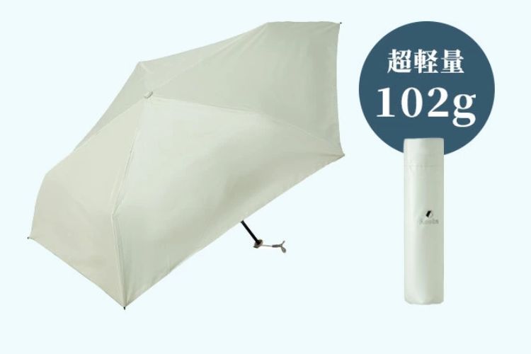 2. 超軽量 完全遮光 晴雨兼用 折りたたみ傘
