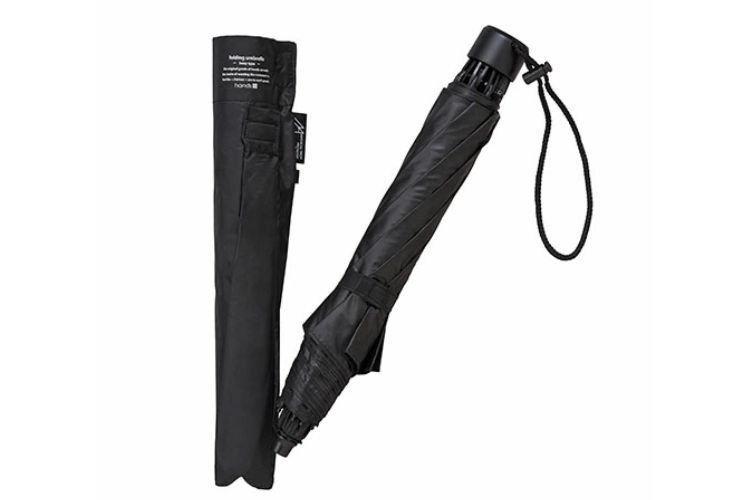 15. hands＋　たたまずに持ち運べる傘　60cm　ブラック