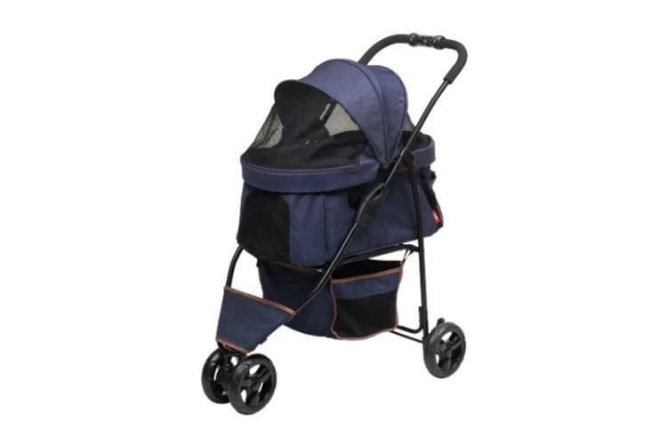 2. ジェックス GEX わんわんカート スマートハンディ デニム柄 耐荷重12kg