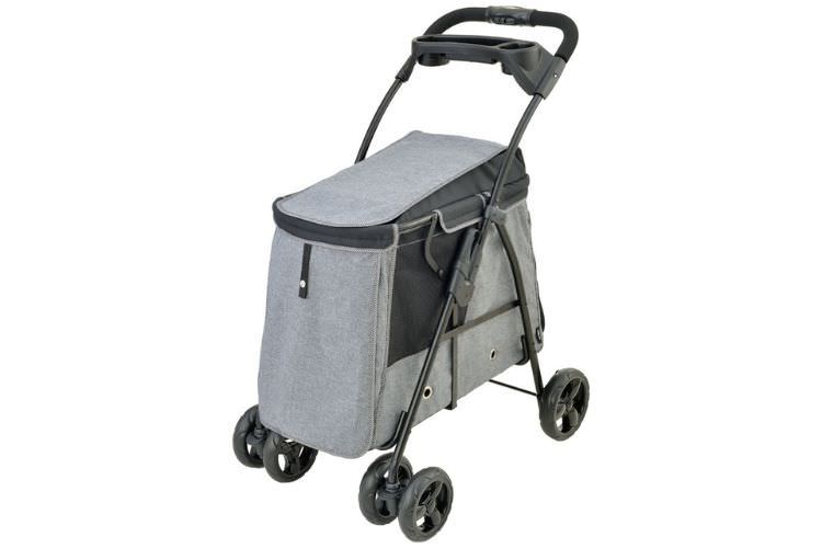 15. GEX わんわんカート 中型犬用 ライトグレー